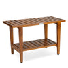 The LIV, Teak Shower Bench 30 inch